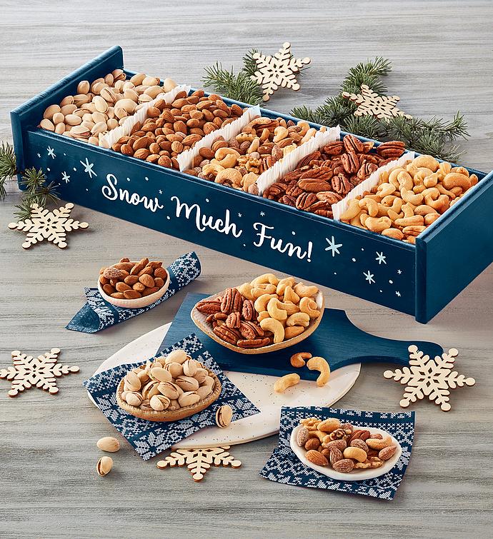 Holiday Mixed Nuts Crate
